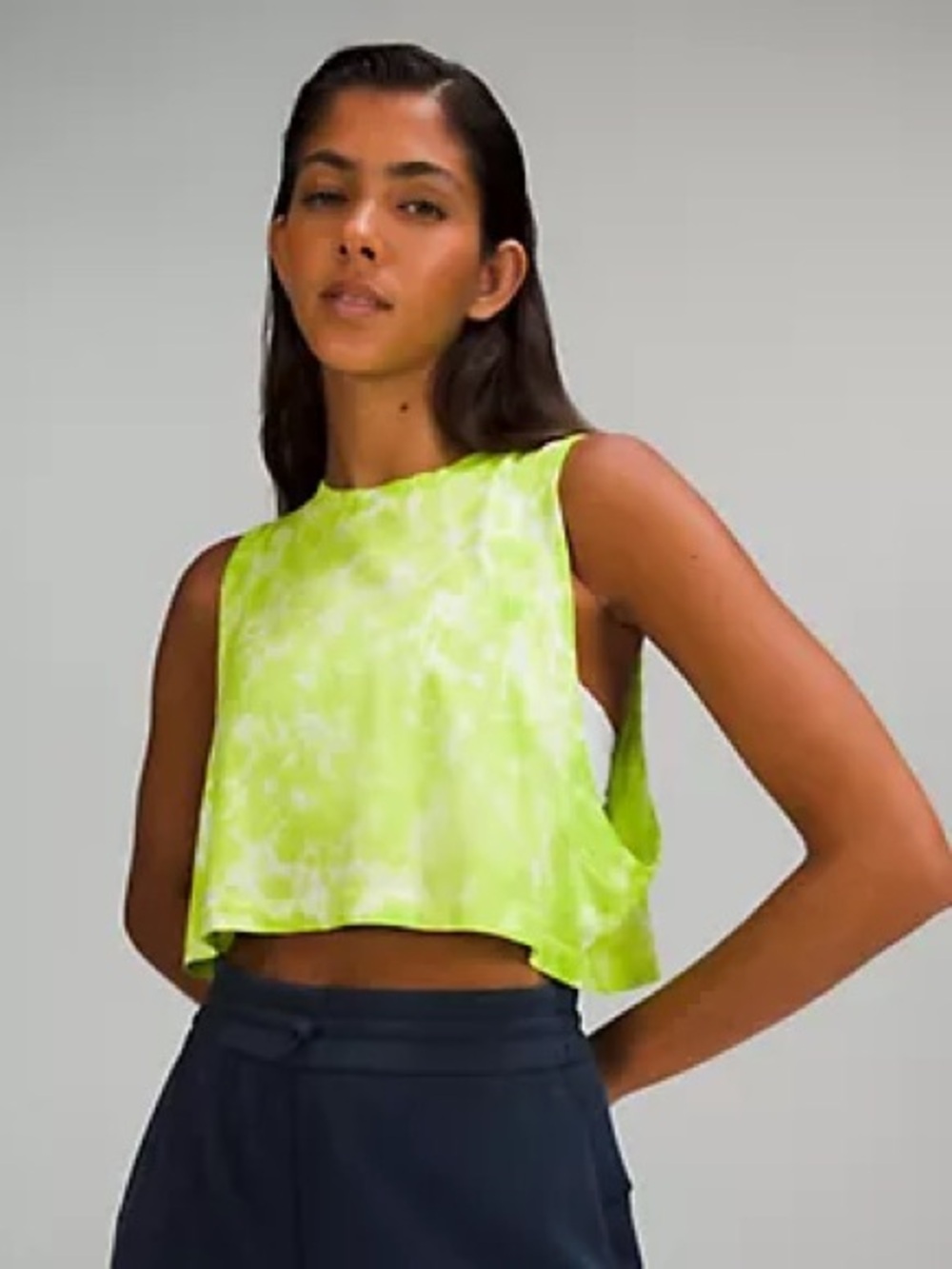 Lululemon Cropped Cotton Tank Top